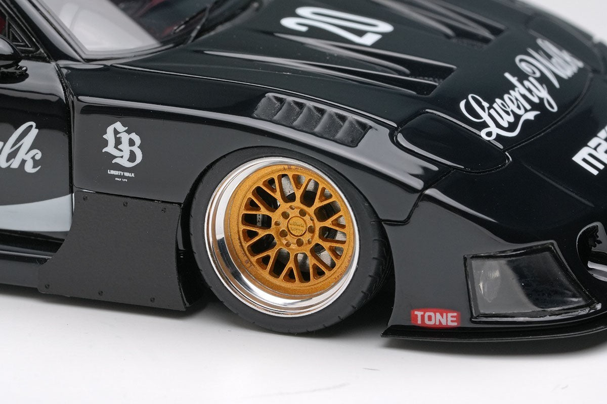 Make Up EIDOLON LB028A 1/43 Mazda FD3S RX-7 Black Resin Limited 200pcs