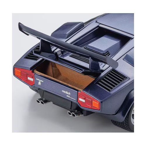 Kyosho KS08320DBL 1/18 Lamborghini Countach LP5000 Dark Blue Diecast
