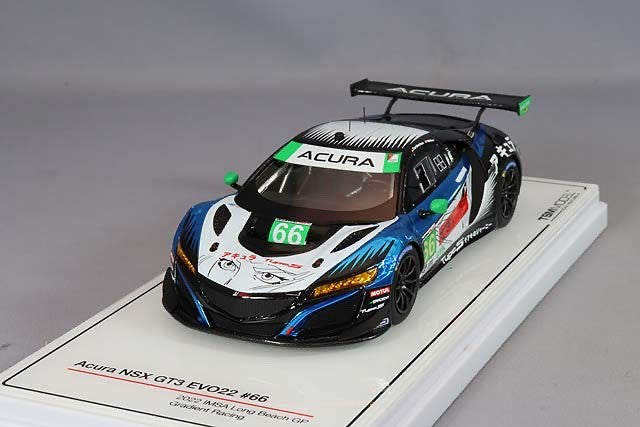 TSM TSM430682 1/43 Acura NSX GT3 EVO22 #66 2022 IMSA LongBeach GP GradientRacing