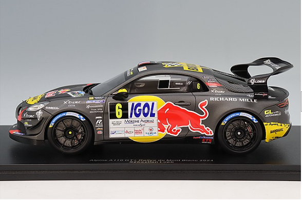 Spark S18S949 1/18 Alpine A110 GT+ Rally Mont-Blanc 2024 #6 Resin
