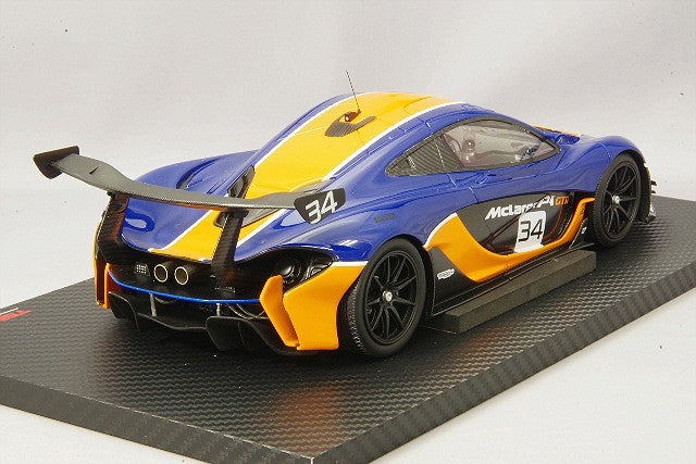 TSM TSM181008R 1/18 McLaren P1 GTR Blue Orange