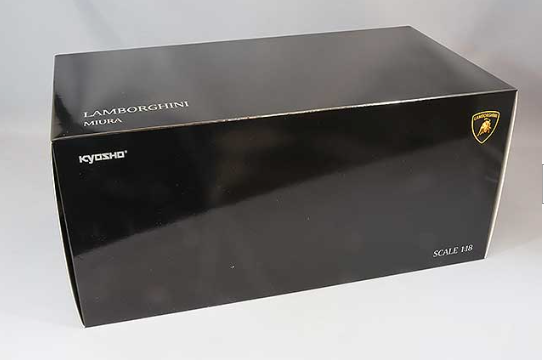 Kyosho KS08319BKG 1/18 Lamborghini Miura SVR Legendary Black Diecast