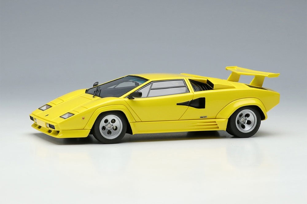 Make Up EIDOLON EM652E 1/43 Lamborghini Countach LP5000 QV Yellow/Black 1988