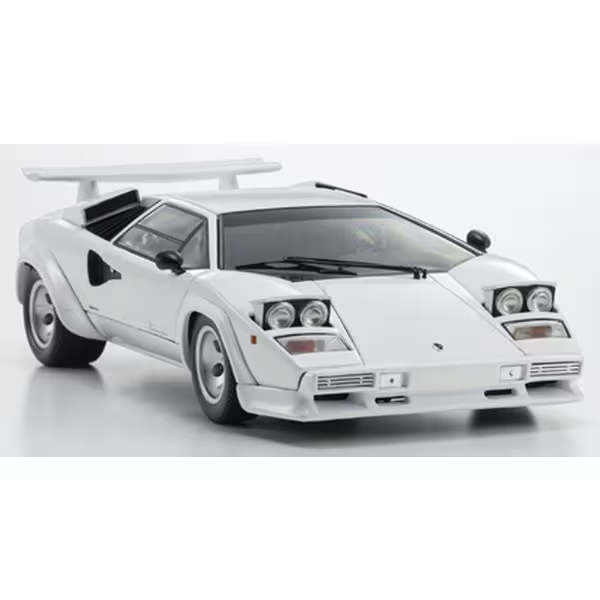 Kyosho KS08320WFL 1:18 Lamborghini Countach LP400S White Diecast Model Car