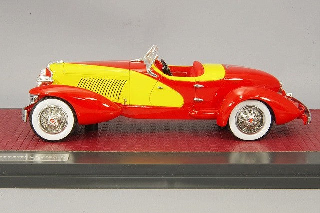 MATRIX MX50307-022 1/43 Cord L-29 LaGrande Speedster 1931 Yellow Red Resin