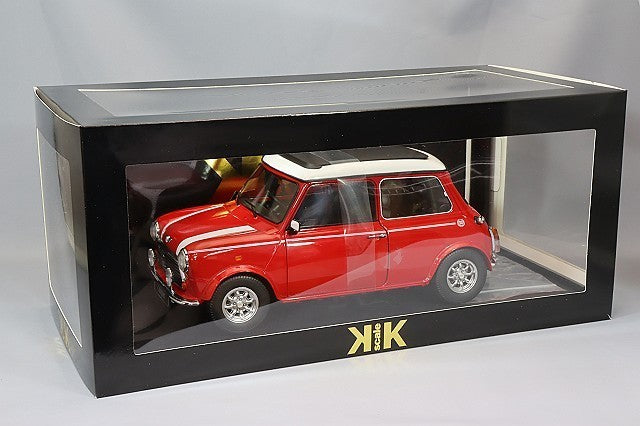 KK Scale KKDC120074R 1/12 Mini Cooper Sunroof Red White RHD Diecast