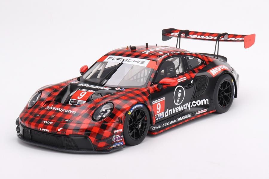 Top Speed TS0510 1/18 Porsche 911 GT3 R 992 2023 Sebring 12H GTD PRO Winner #9
