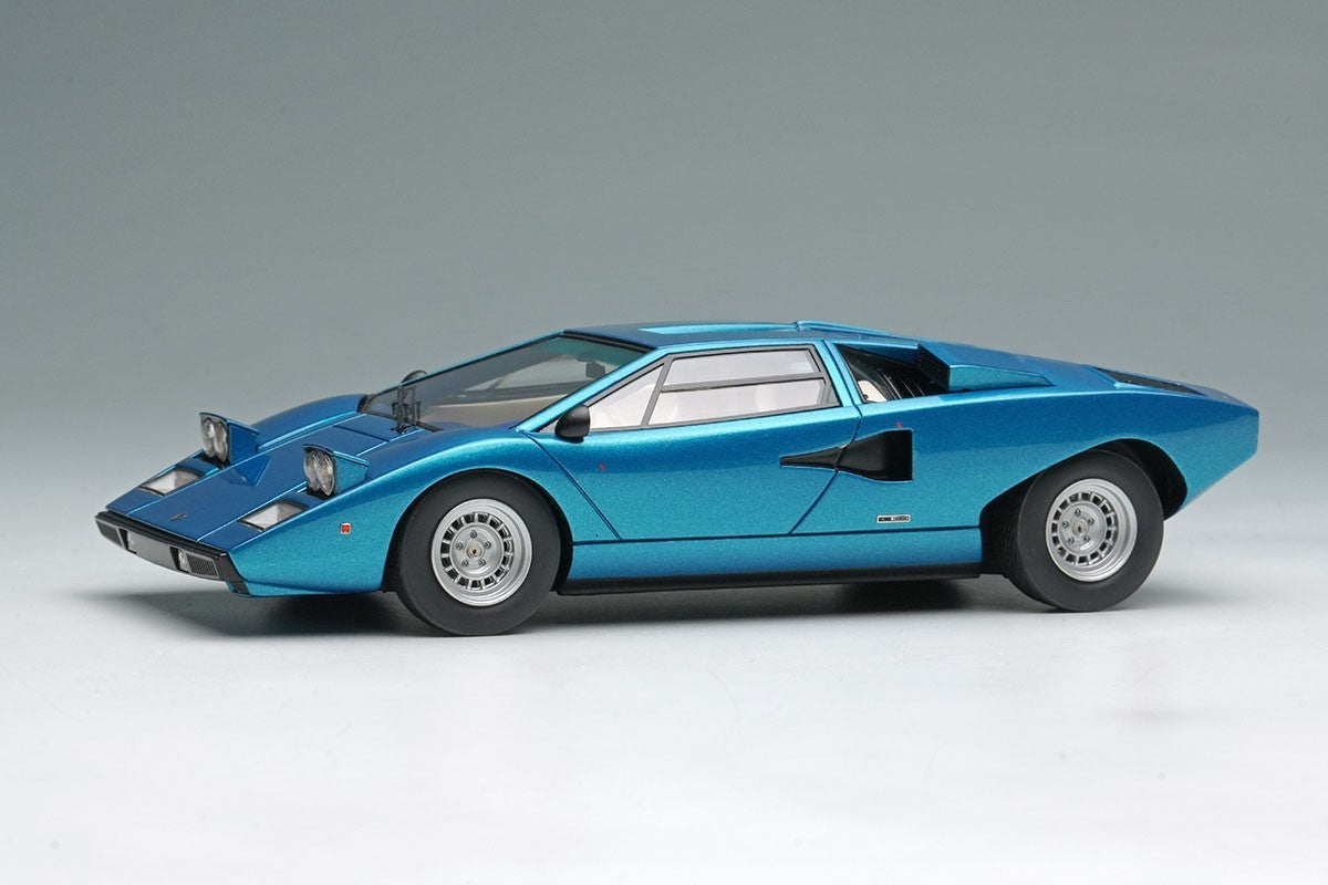Make Up EIDOLON EM822C 1/43 Lamborghini Countach LP400 1974 Blue Resin