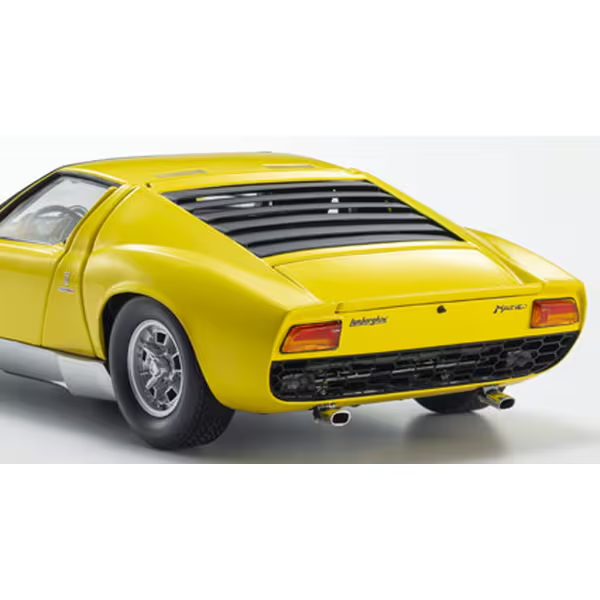Kyosho KS08314Y 1/18 Lamborghini Miura P400 Yellow Diecast Model Car