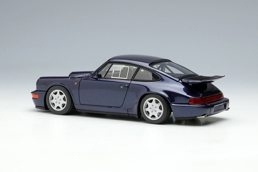 Make Up VISION VM164E 1/43 Porsche 911 Carrera 4 Lightweight Midnight Blue 1990