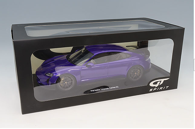 GT Spirit GTS520 1/18 Porsche Taycan Turbo GT EV 2023 Purple Resin