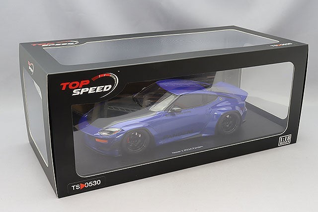 TOP SPEED TS0530 1/18 Nissan PANDEM Nissan Z RZ34 Seiran Blue