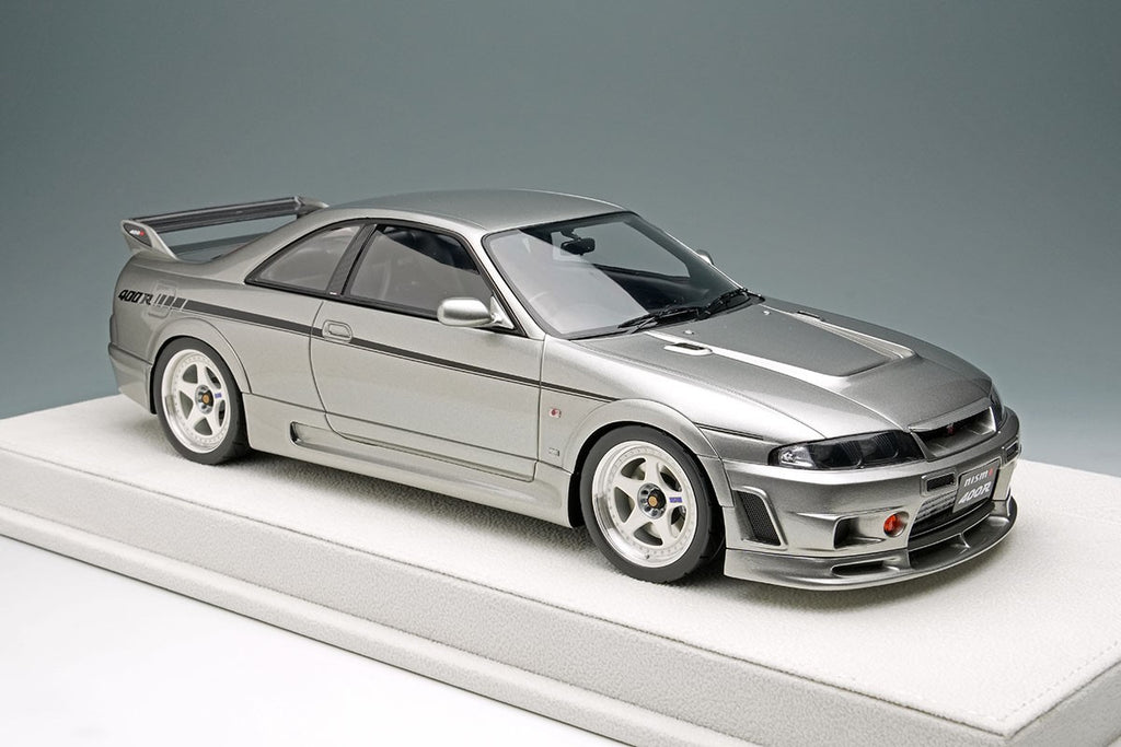Make Up EIDOLON EML102C 1/18 NISMO 400R 1996 Silver Resin