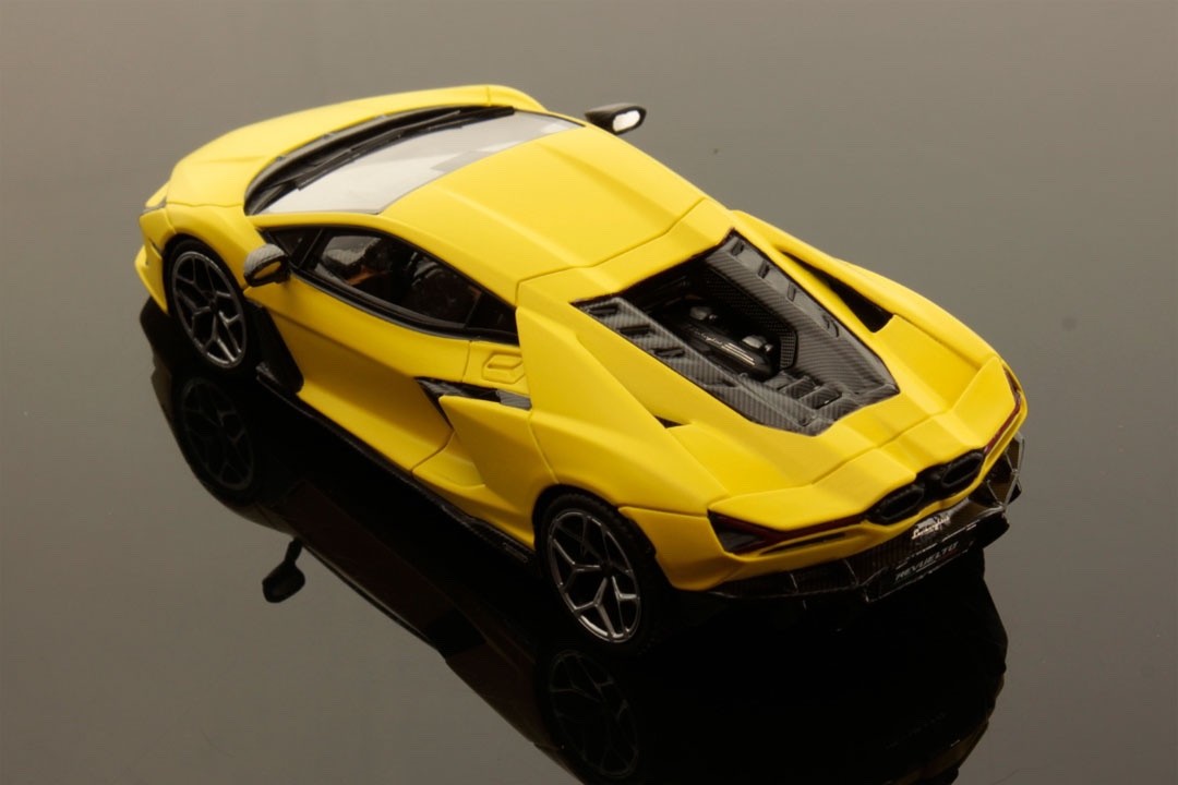 Looksmart LS543E 1/43 Lamborghini Revuelto 2023 Giallo Clarus Yellow Resin