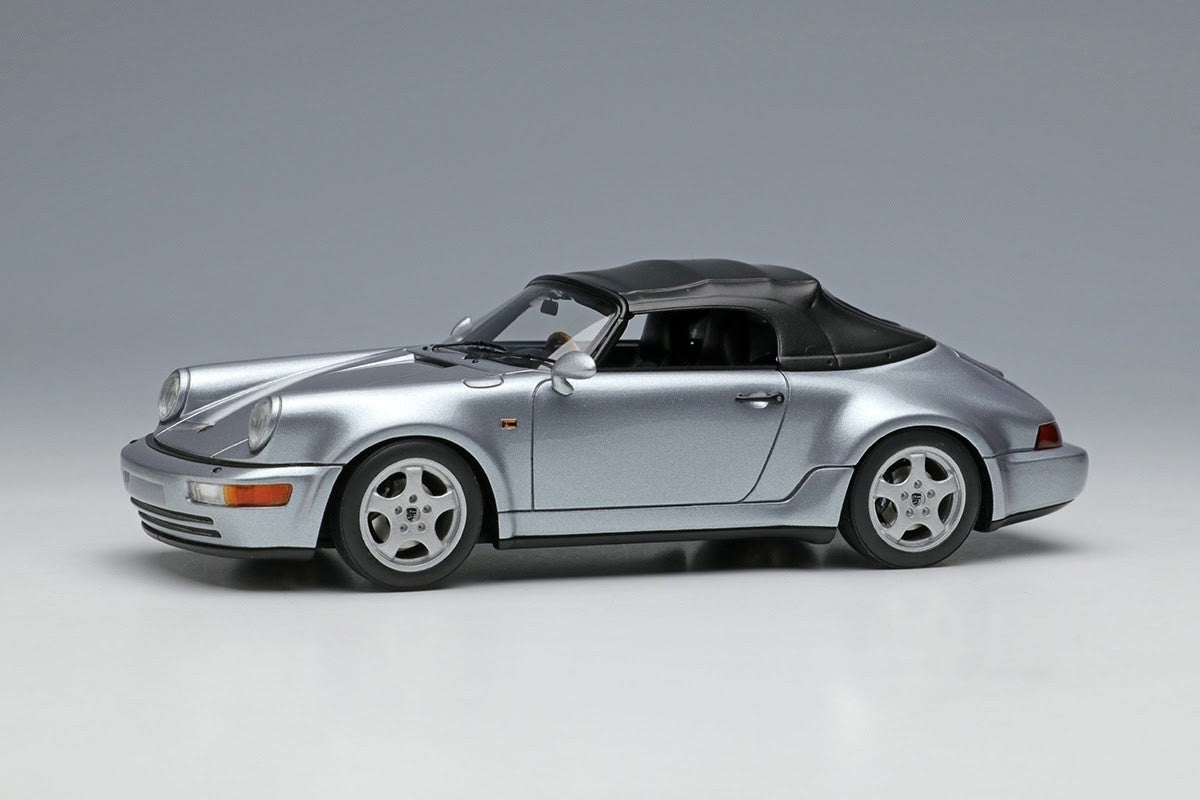 Make Up EIDOLON VM166A 1/43 Porsche 911 964 Speedster Polar Silver Finish 1993