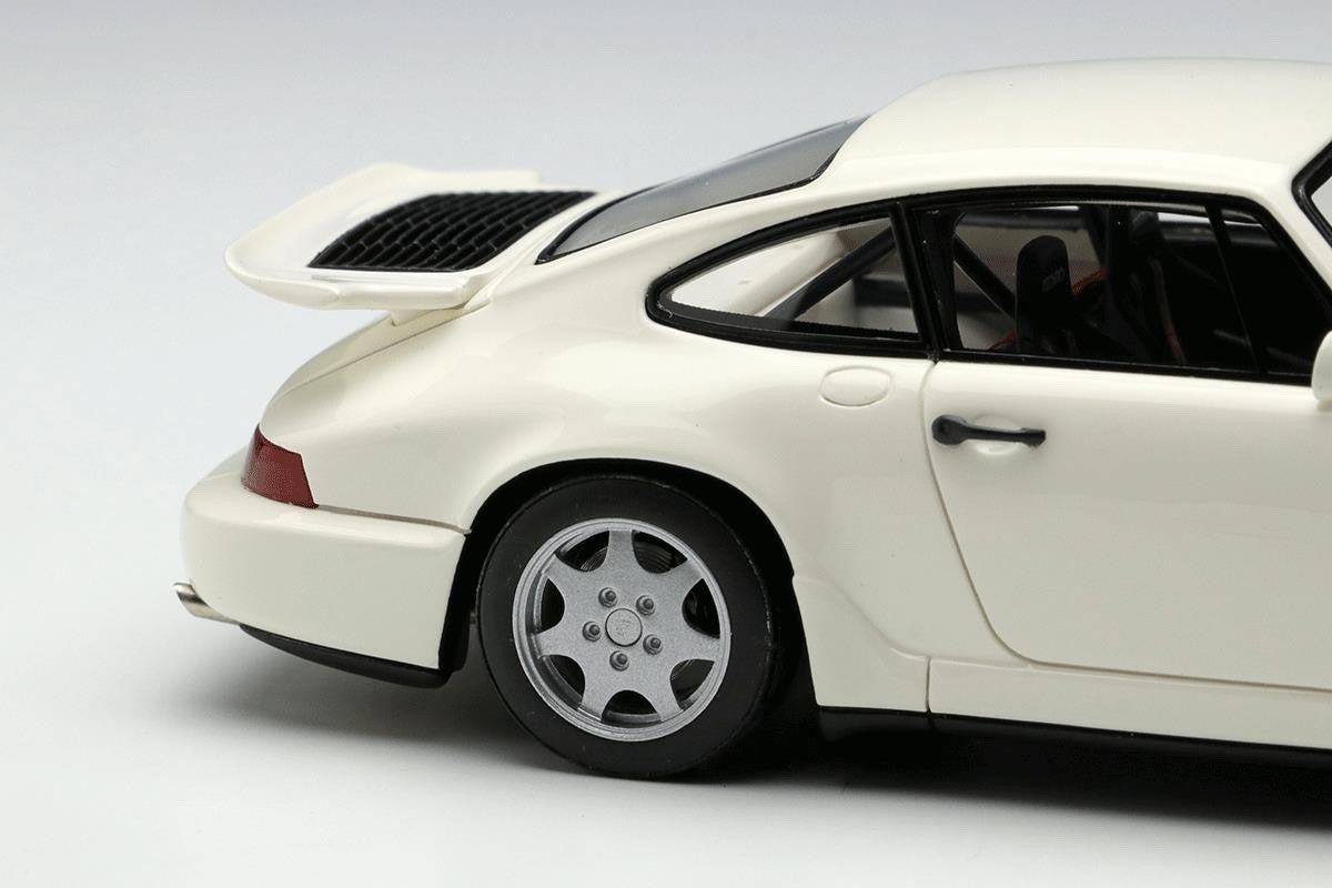 Make Up VISION VM164A 1/43 Porsche 911 Carrera 4 Lightweight Arctic White 1990