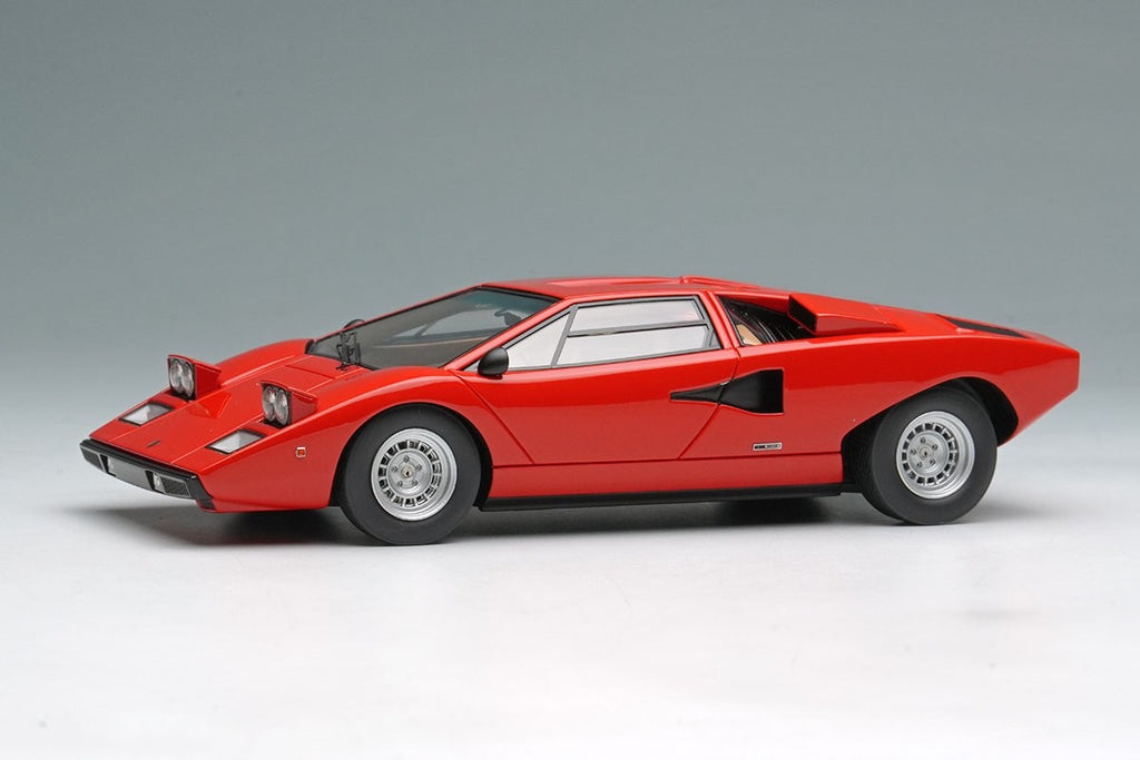 EIDOLON EM822B 1/43 Lamborghini Countach LP400 1974 Headlamp Open Red Resin