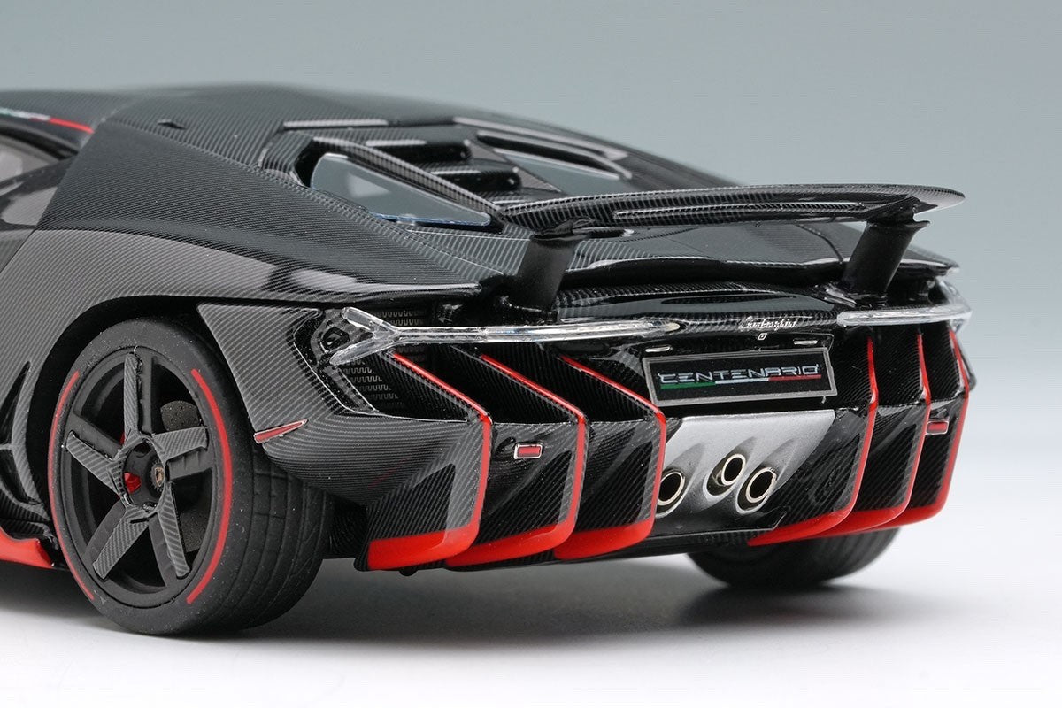 EIDOLON EM780G 1/43 Lamborghini Centenario LP770-4 Carbon Red Stripe
