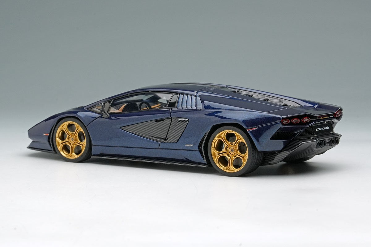 Make Up EIDOLON EM740I 1/43 Lamborghini Countach LPI 800-4 2022 Blue Resin