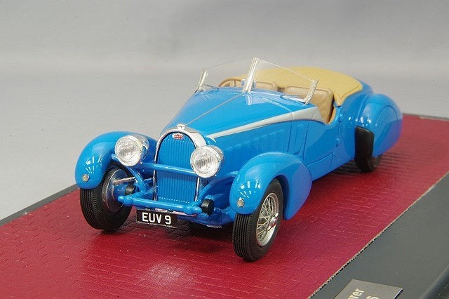 Matrix MX50205-041 1/43 Bugatti Type 57 TT Bertelli Therese 1935 Blue Resin