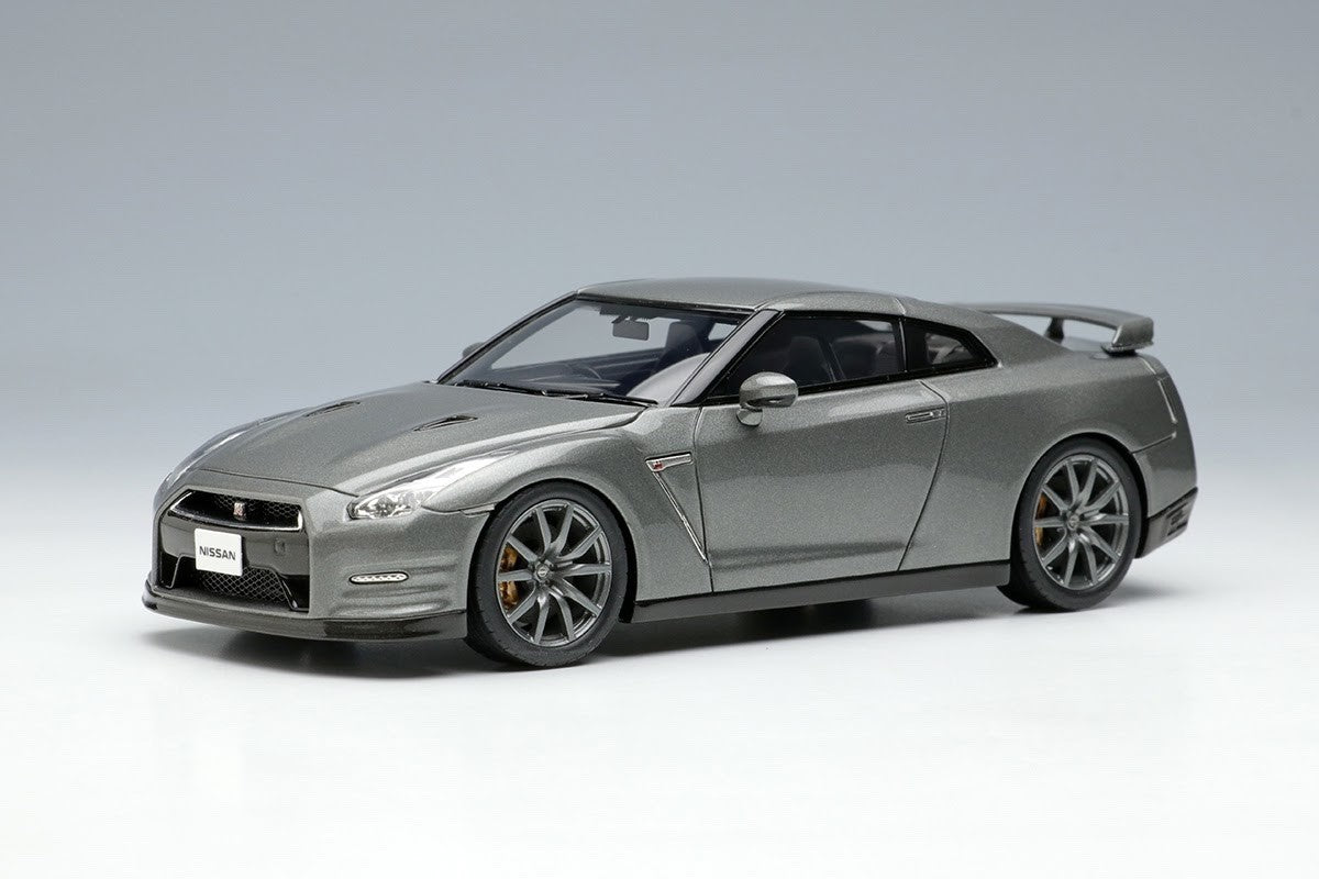 Make Up EIDOLON EM414E 1/43 Nissan GT-R R35 Dark Metal Gray Metallic 2014