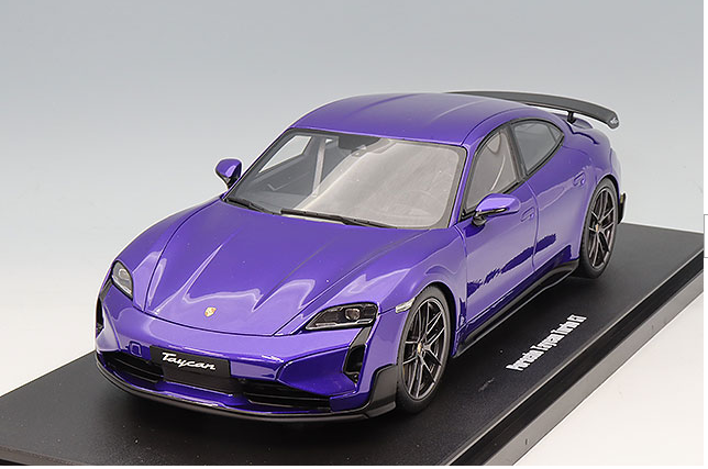 GT Spirit GTS520 1/18 Porsche Taycan Turbo GT EV 2023 Purple Resin