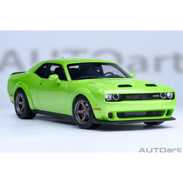 AUTOart 71769 1/18 Dodge Challenger SRT Super Stock 2023 Green Diecast