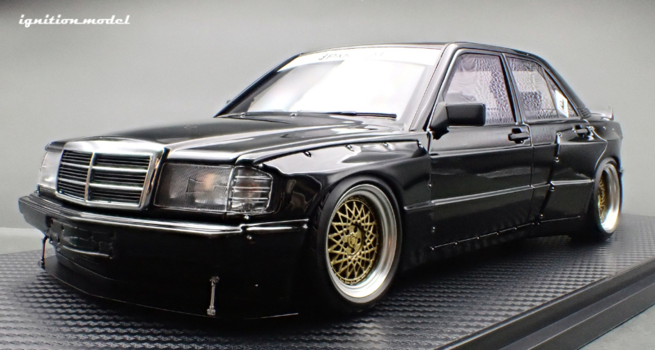 Ignition Model IG3769 1/18 Pandem 190 Black Widebody