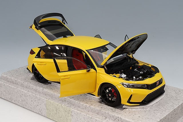 MOTORHELIX FS-M85306-18 1/18 Honda Civic Type R FL5 2023 Yellow