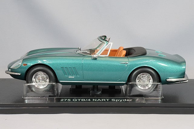 KK Scale KKDC180237 1/18 Ferrari 275 GTB4 NART Spider Green Metallic