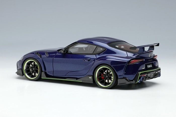 Make Up EIDOLON EM595G 1/43 TOM'S GR Supra 2020 Deep Blue Metallic Limited 30pcs