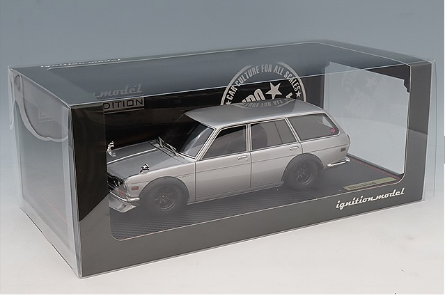 Ignition Model IG3860 1/18 Datsun Bluebird 510 Wagon Silver