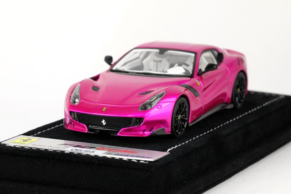 Looksmart LS450SC 1/43 Ferrari F12 TdF 2015 Pink Flash Ltd 25pcs Resin V12