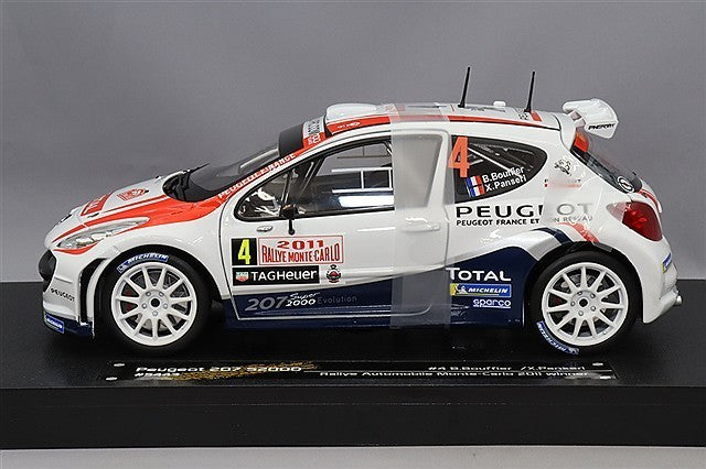 Sun Star SS5443 1/18 Peugeot 207 S2000 Monte Carlo 2011 Diecast