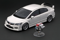 Ignition Model IG2833 1/18 Honda Civic FD2 Type R White + K20A VTEC Engine JDM