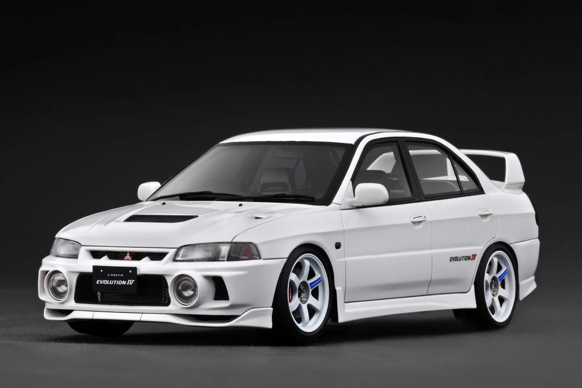 Ignition Model IG3782 1/18 Mitsubishi Lancer Evo IV CN9A White Resin