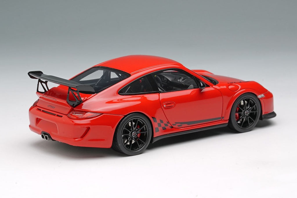 EIDOLON EM603D 1/43 Porsche 911 997.2 GT3 RS 2010 Guards Red Black Stripe Resin