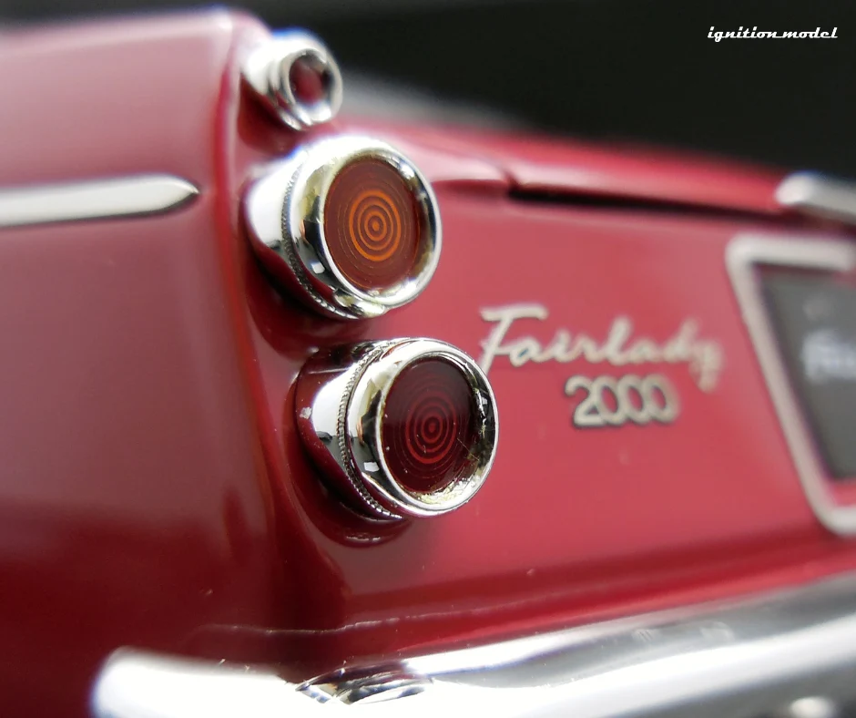 Ignition Model IG2710 1/18 Datsun Fairlady 2000 SR311 Roadster Burgundy Red