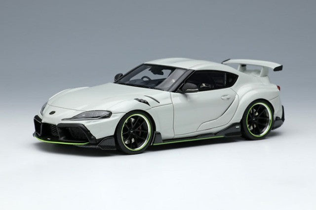 EIDOLON EM595C 1/43 TOM'S GR Supra 2020 White Metallic Limited 50pcs