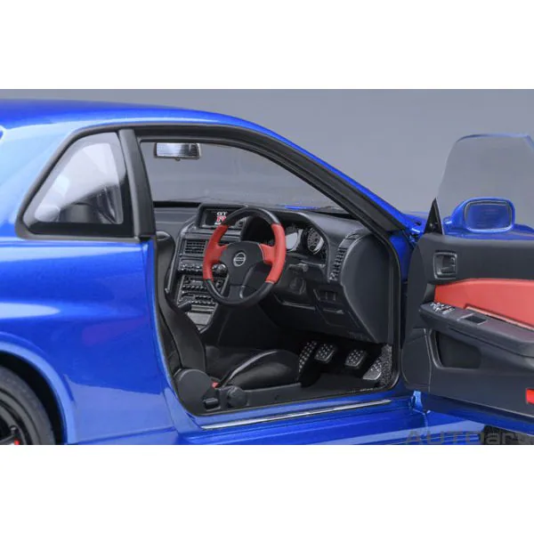 AUTOart 77462 1/18 Nissan Skyline NISMO R34 GT-R Z-Tune Bayside Blue