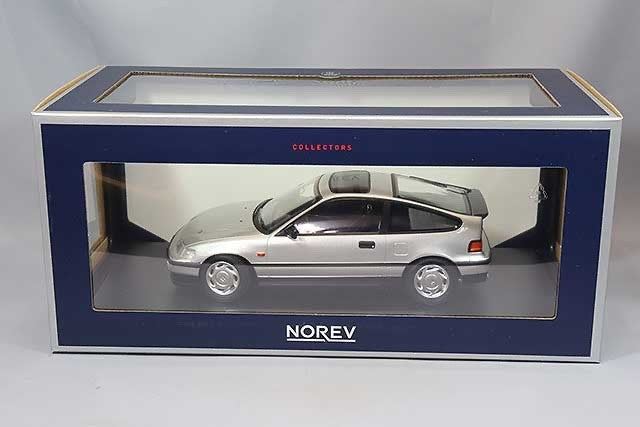 Norev NO188011 1/18 Honda CRX 1990 Silver Diecast