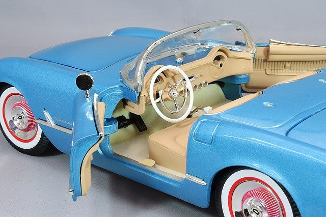 American Muscle KS-AMM1341 1/18 Chevrolet Corvette 1954 Blue Diecast