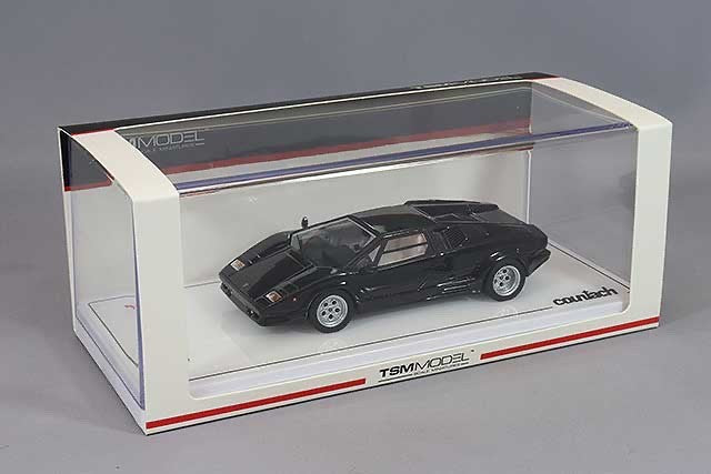TrueScale TSM430657 1/43 Lamborghini Countach 25th Anniversary 1988 Nero Black