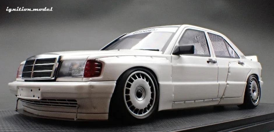 Ignition Model IG3774 1/18 PANDEM Mercedes-Benz 190 White Resin Car