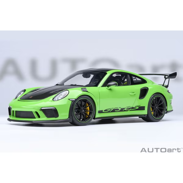 AUTOart 78179 1/18 Porsche 911 991.2 GT3 RS Weissach Green Diecast