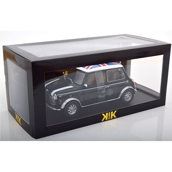 KK Scale KKDC120056R 1/12 Mini Cooper Union Jack Dark Green Metallic/White Right