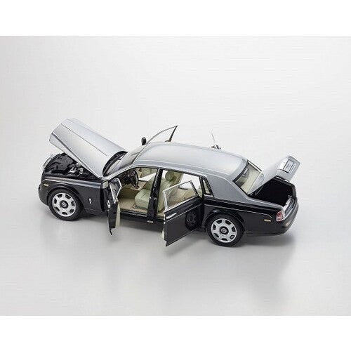 Kyosho KS08841BKS 1/18 Rolls-Royce Phantom EWB, Black/Silver (Die-cast)