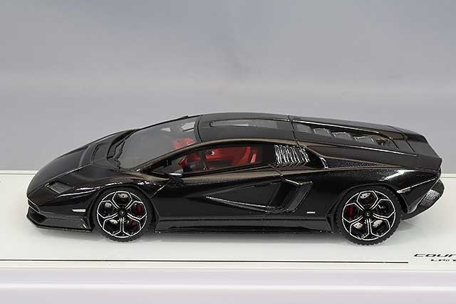 TSM TSM430671 1/43 Lamborghini Countach LPI 800-4 2023 Nero Maia Black Resin