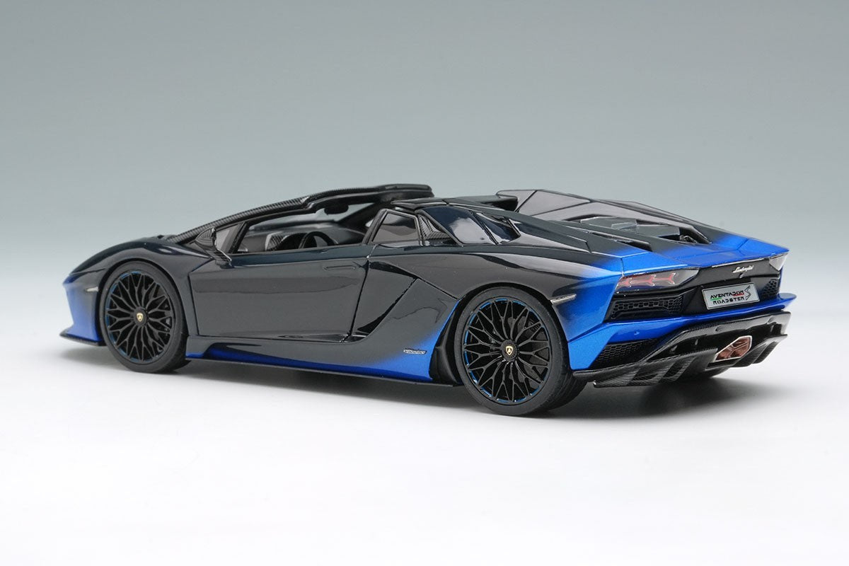 EIDOLON EM767A 1/43 Lamborghini Aventador S 2018 Blue Resin Limited 100pcs