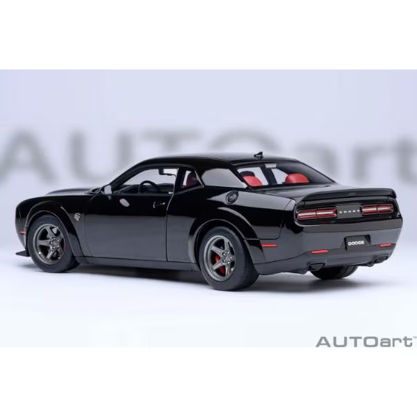 AUTOart 71765 1/18 Dodge Challenger SRT Super Stock 2023 Black Diecast